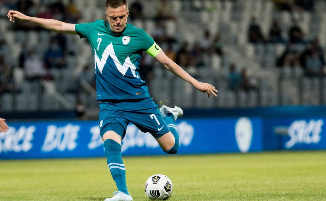 Ilicic in campo con la Slovenia 