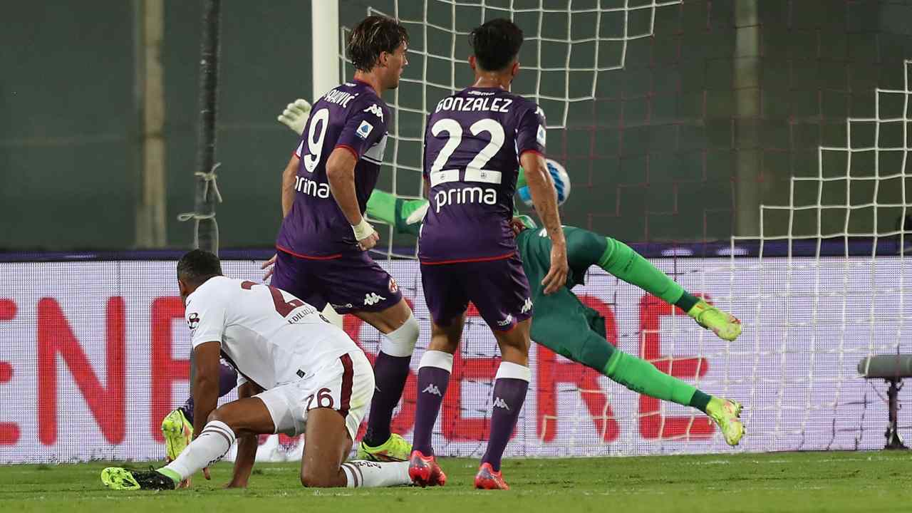 Fiorentina-Torino in campo