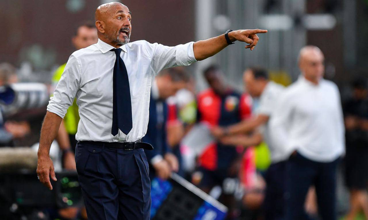 Spalletti dà indicazioni al Napoli contro il Genoa