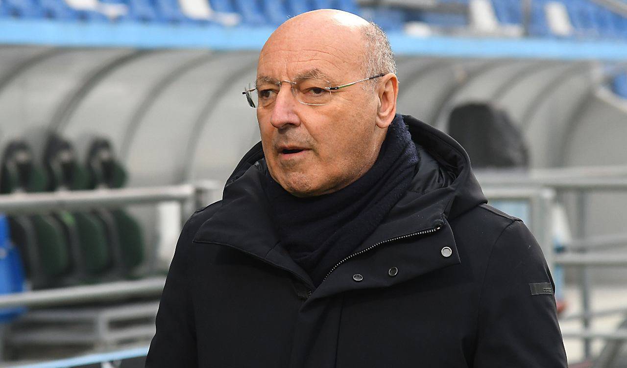 Inter, Beppe Marotta a bordo campo