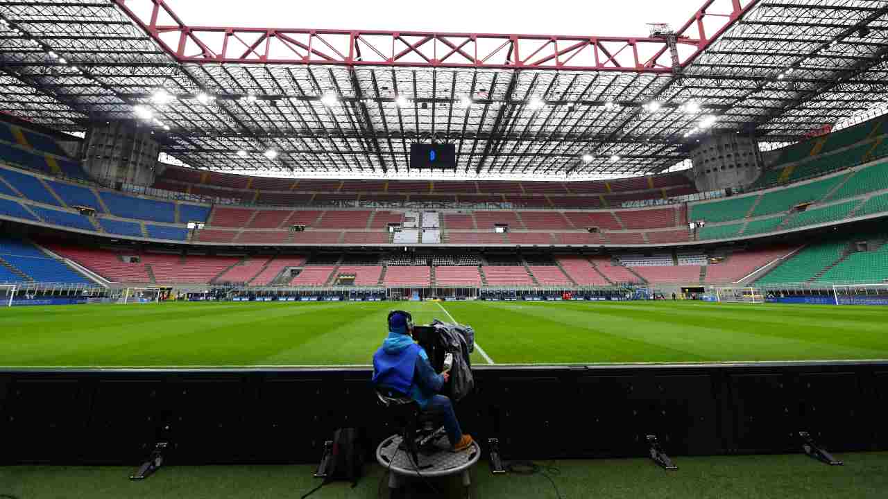 Telecamera a San Siro