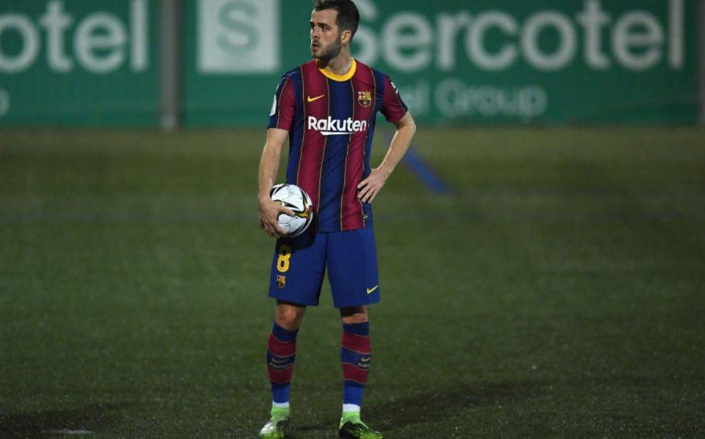 Pjanic con la maglia del Barcellona