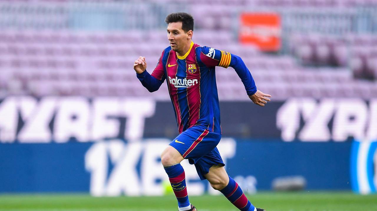 Messi in campo