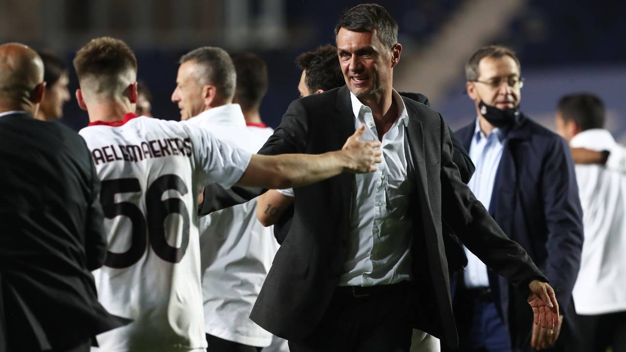 paolo maldini festeggia