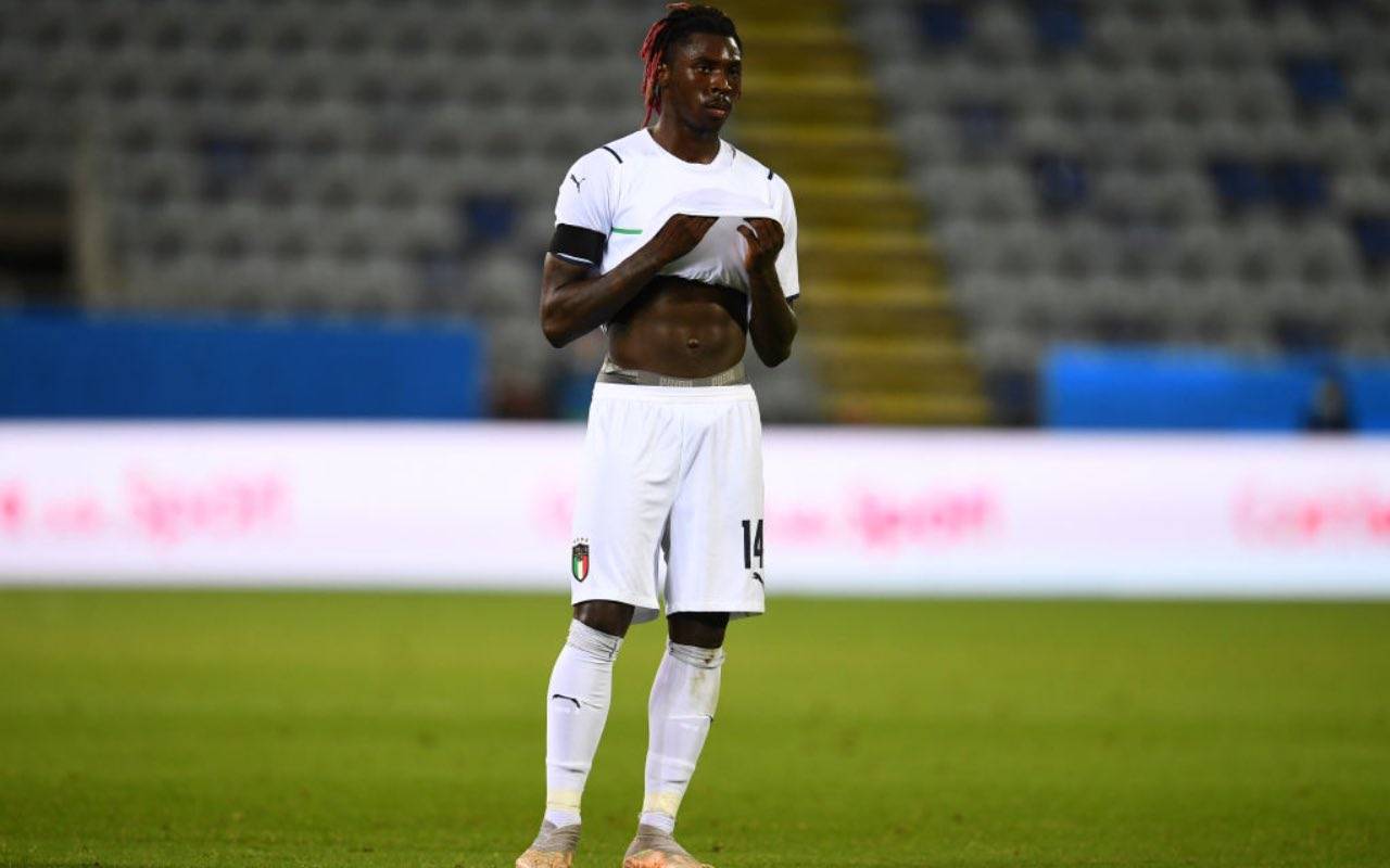 Kean in amichevole con l'Italia 