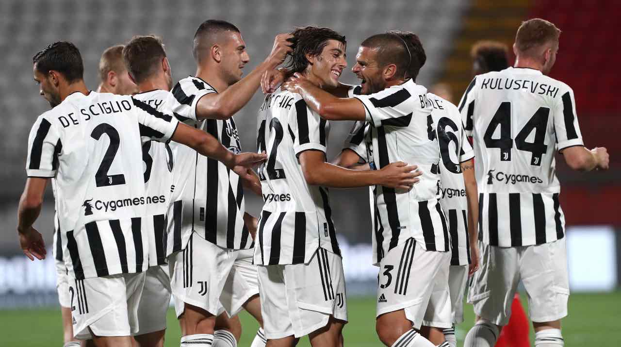 La Juventus festeggia