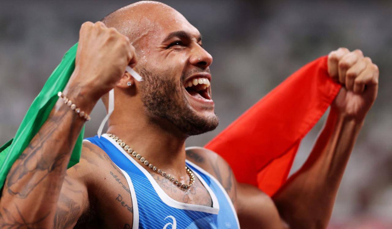 Jacobs festeggia la medaglia d'oro