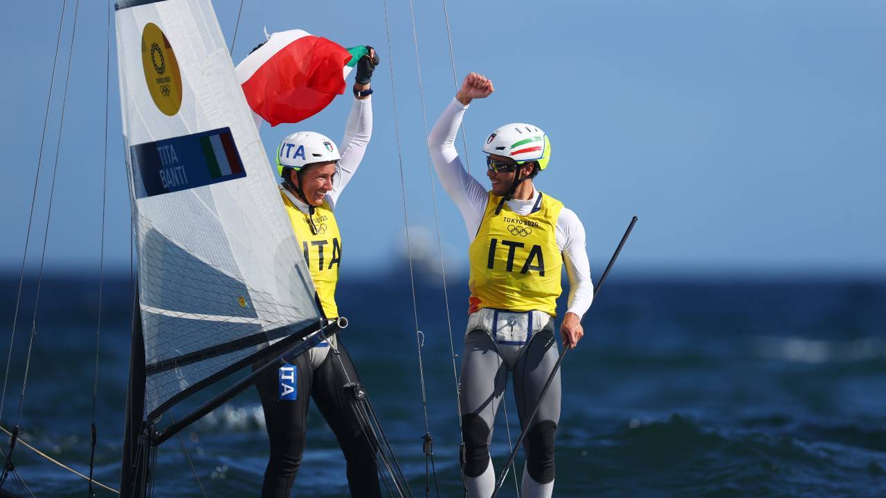 L'Italia vince l'oro nella vela