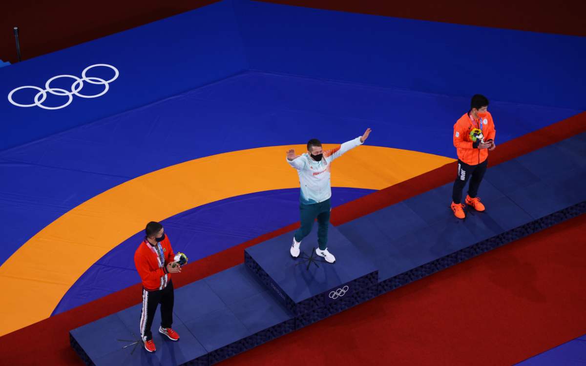 podio Olimpiadi