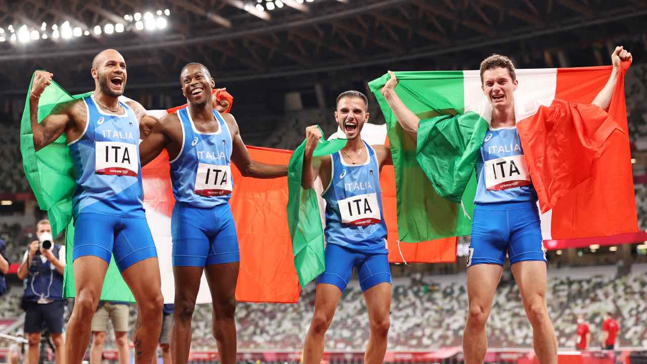 Patta, Jacobs, Desalu e Tortu festeggiano