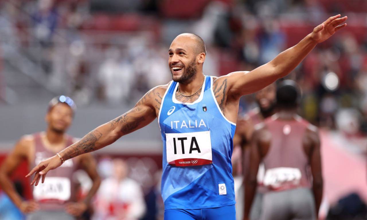 Jacobs festeggia la medaglia d'oro