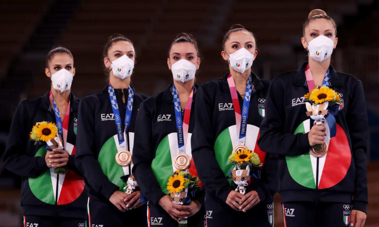 L'Italia della ginnastica ritimica sul podio