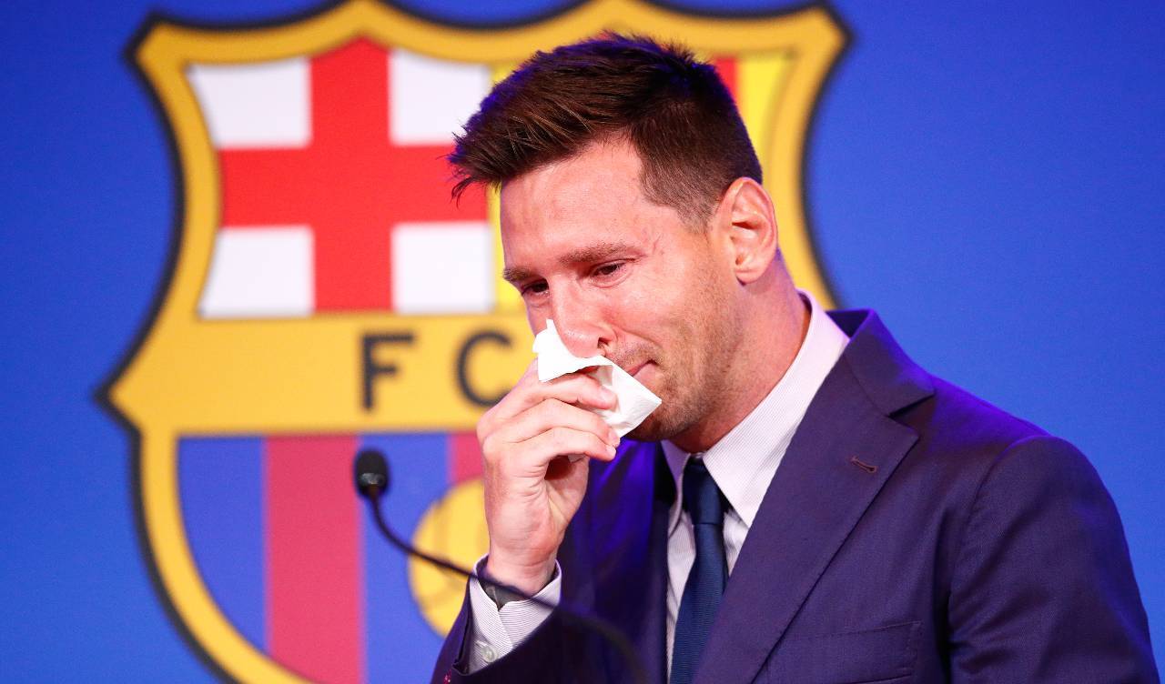 messi pianto