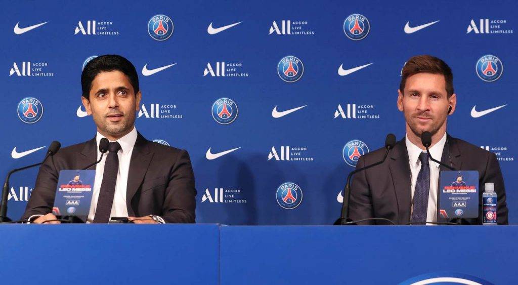 PSG Al-Khelaifi Messi