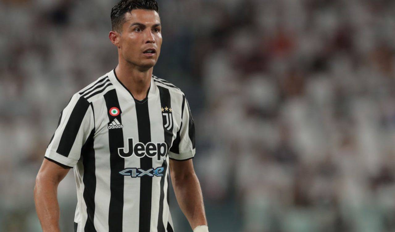 Ronaldo in campo con la Juventus