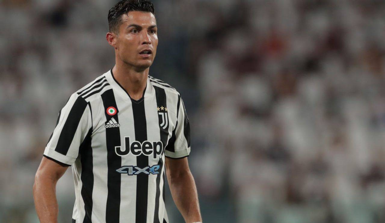 Ronaldo in campo con la Juventus