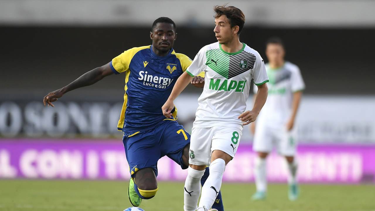 Verona e Sassuolo in campo