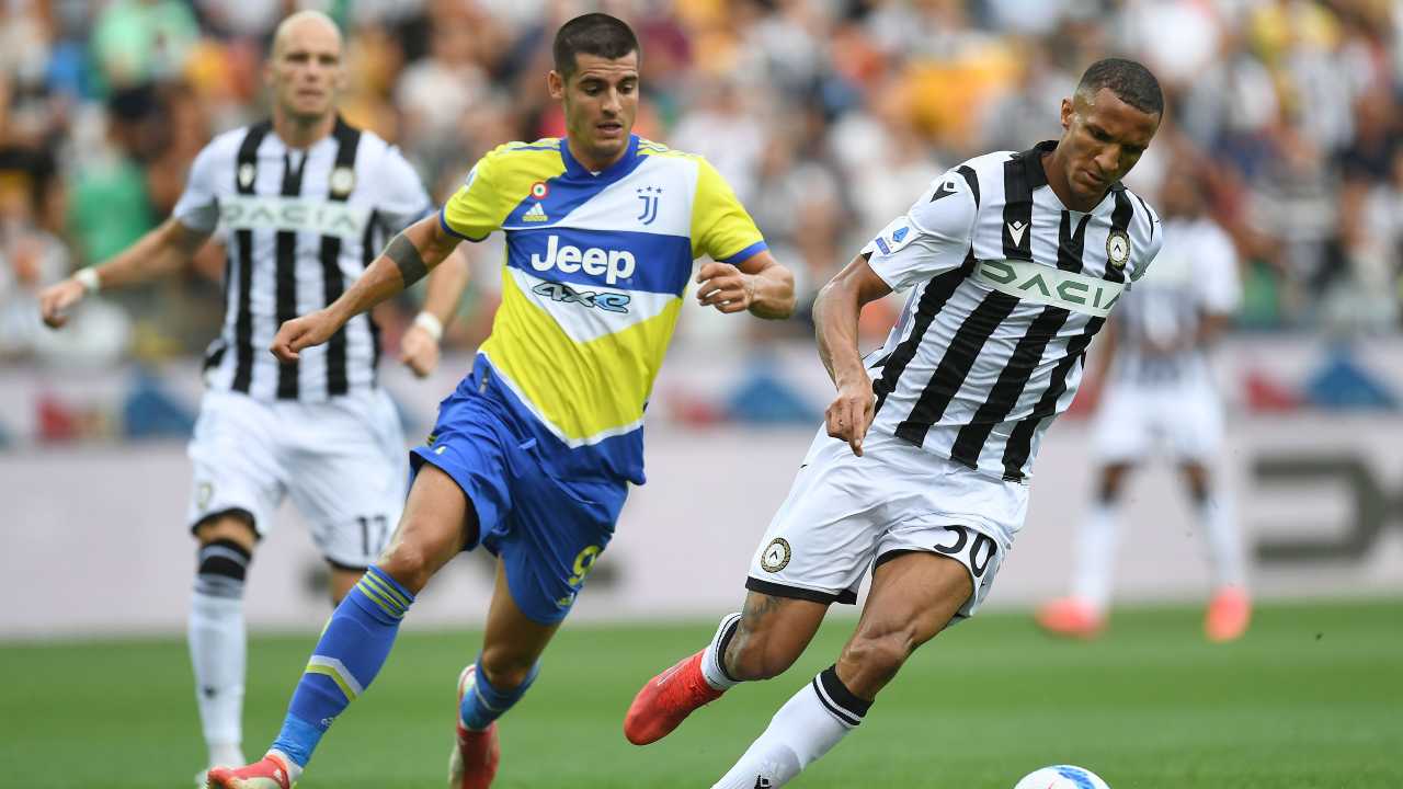 Juventus-Udinese in campo