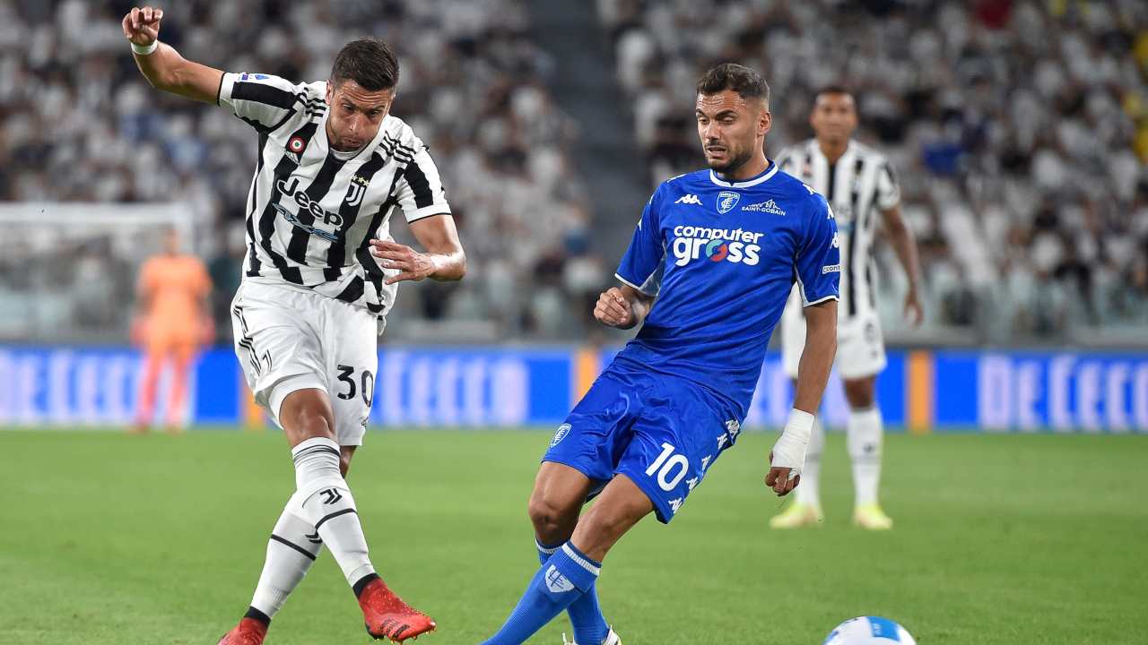 Juventus-Empoli in campo