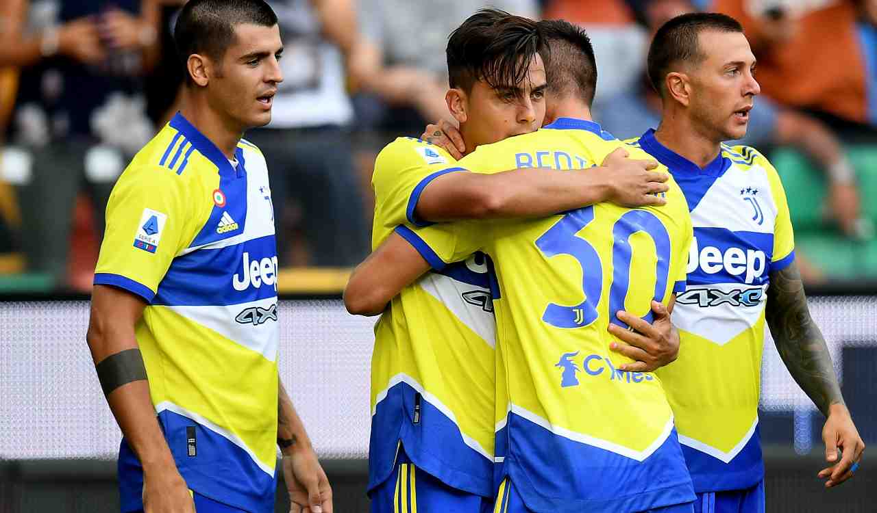 Dybala che esulta