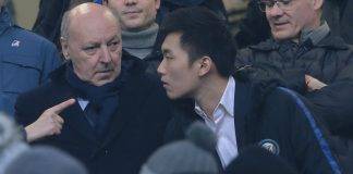 Inter, Marotta e Zhang in tribuna a San Siro