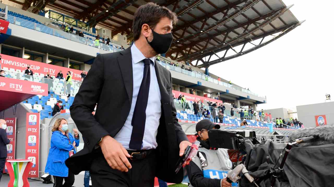 Andrea Agnelli a bordocampo