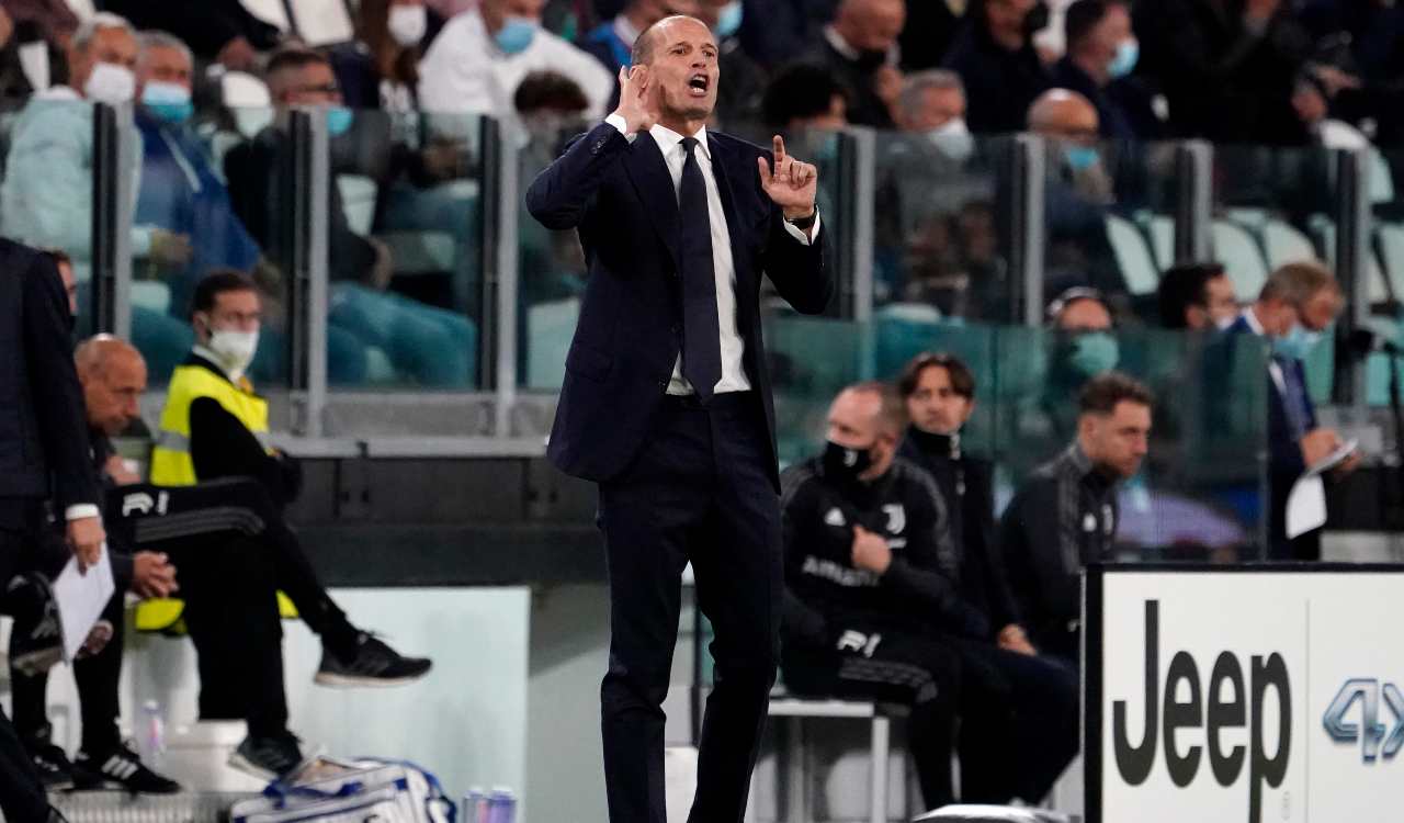 Allegri in panchina