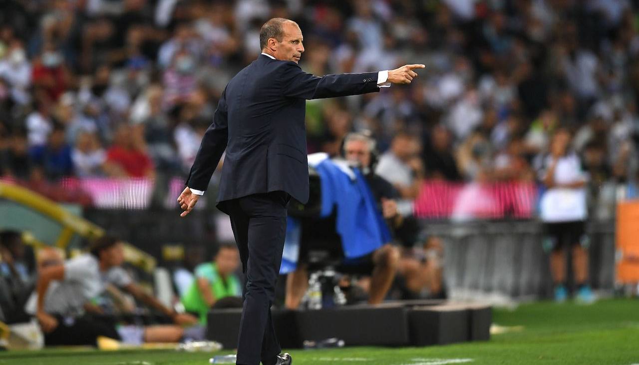 Allegri urla dalla panchina