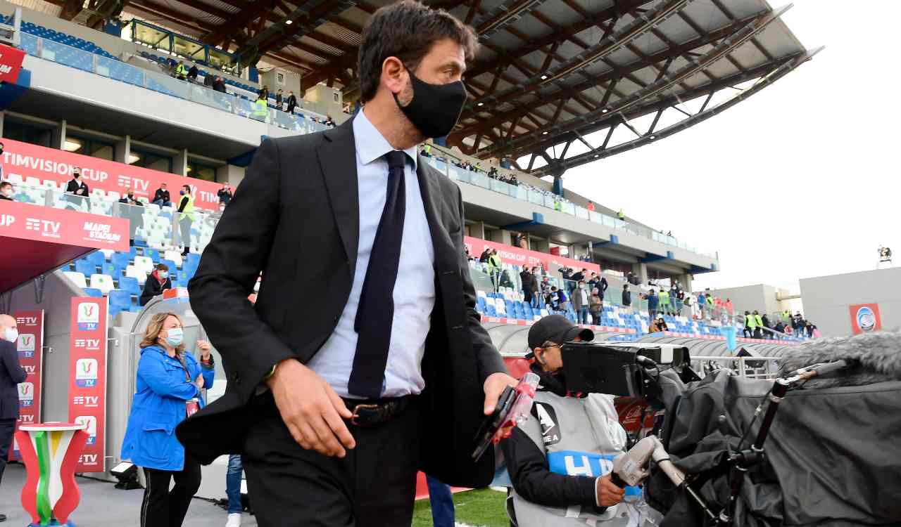 Andrea Agnelli in campo