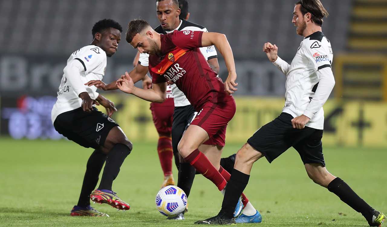 Borja Mayoral in campo