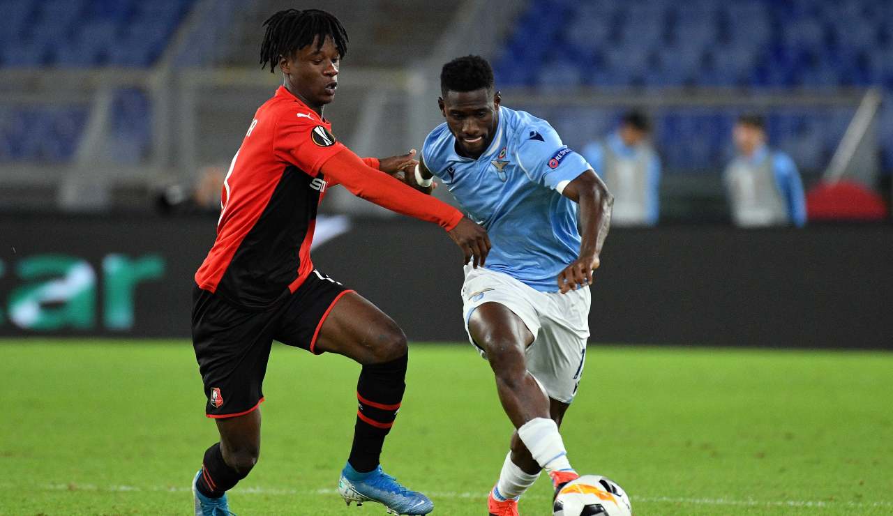 Eduardo Camavinga impegnato contro la Lazio