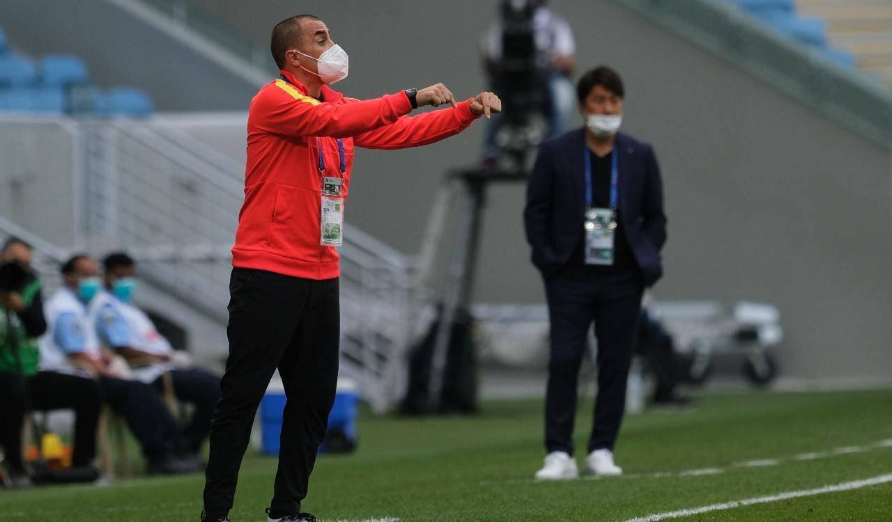 Cannavaro in panchina