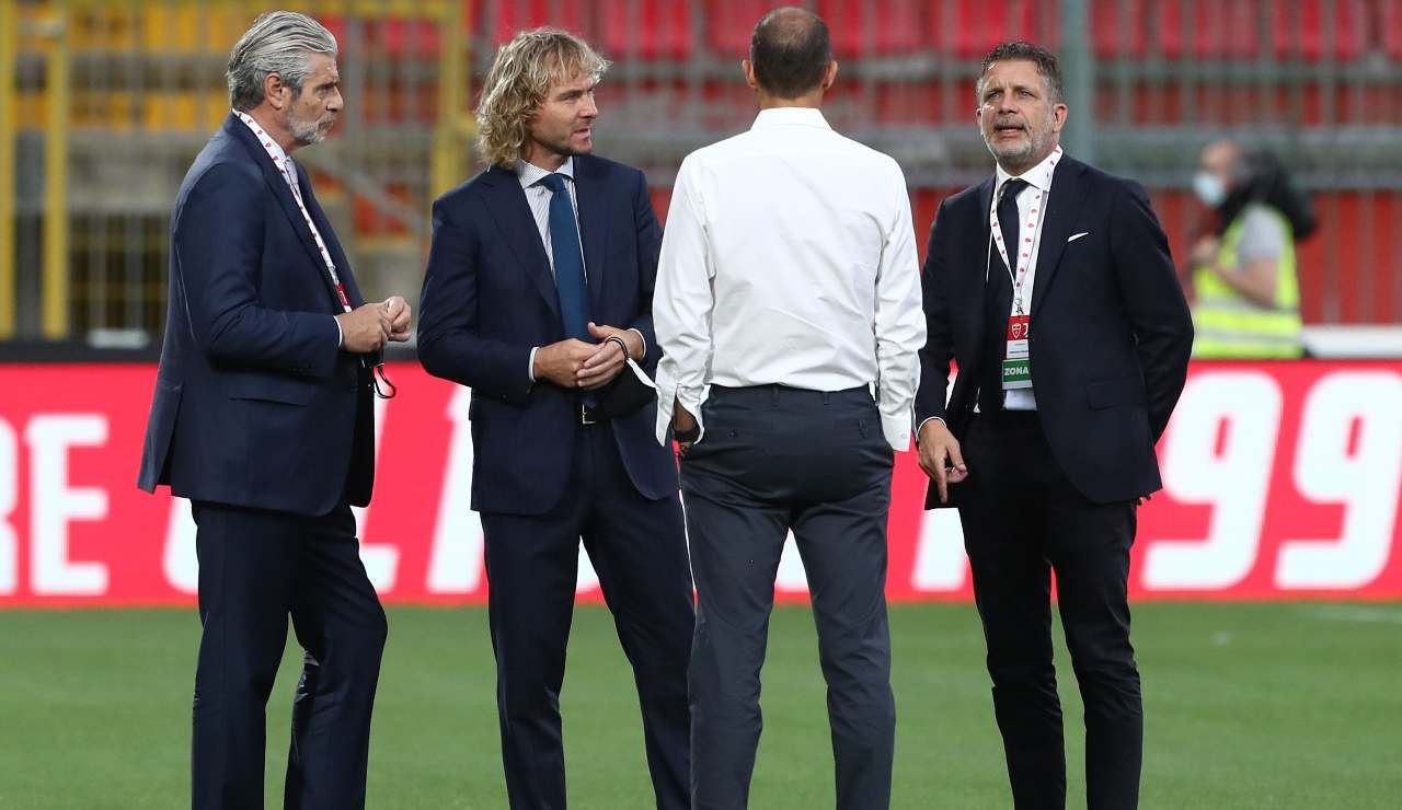 Cherubini con Allegri e Nedved (