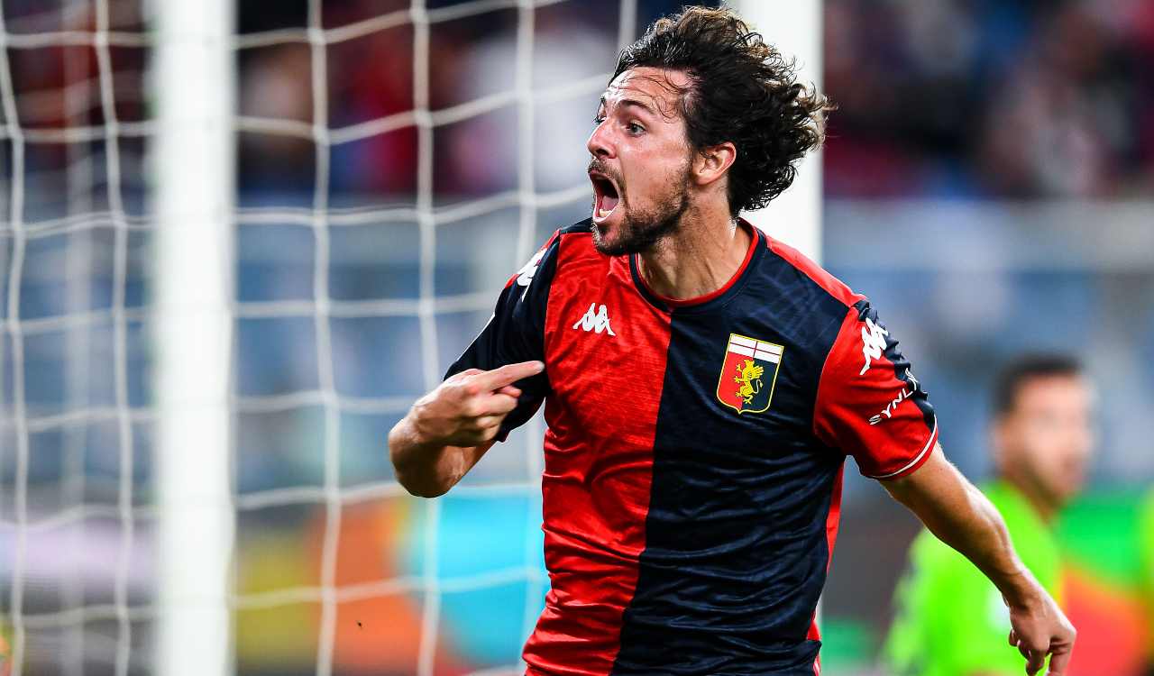 Destro esulta contro il Verona