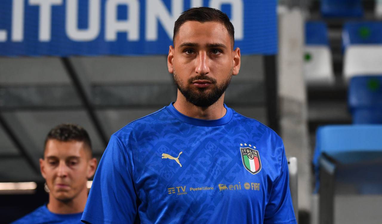 Donnaruma con la Nazionale