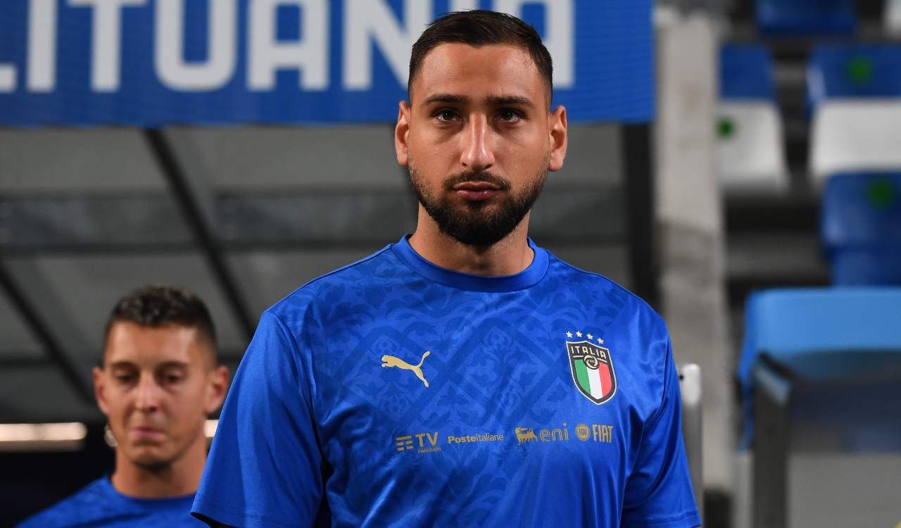 Donnarumma con la Nazionale