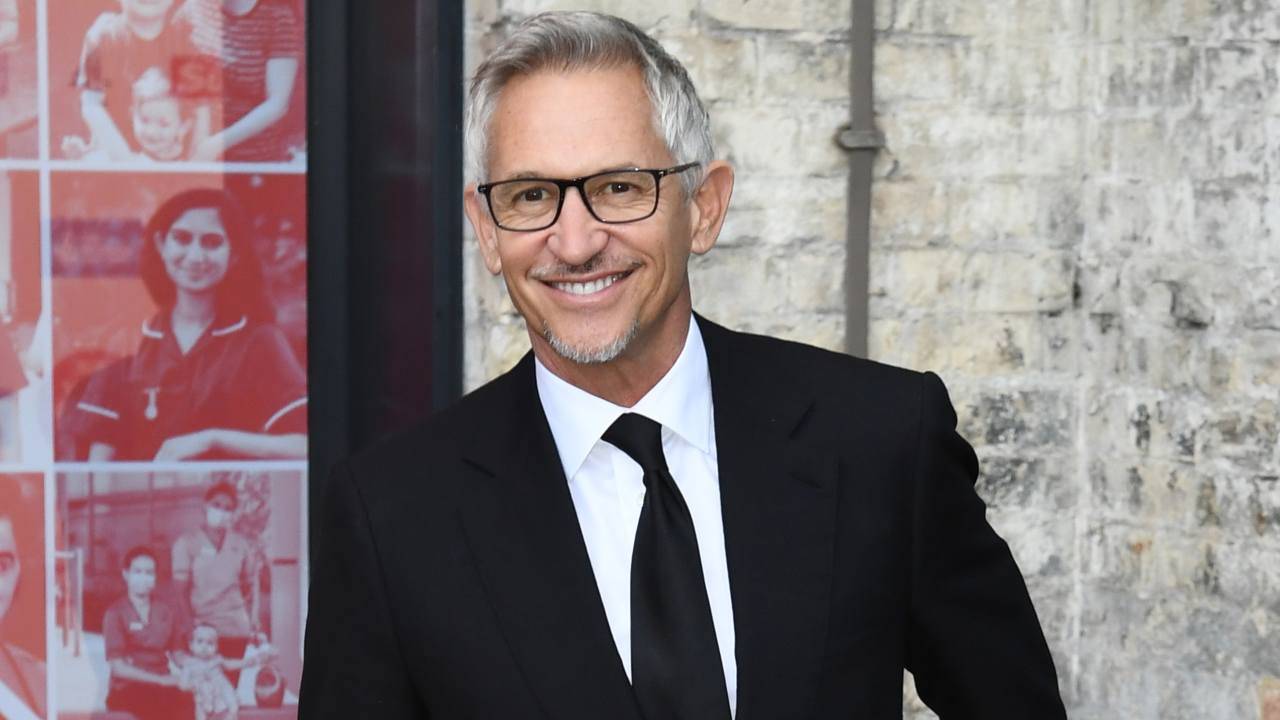 Lineker sorridente