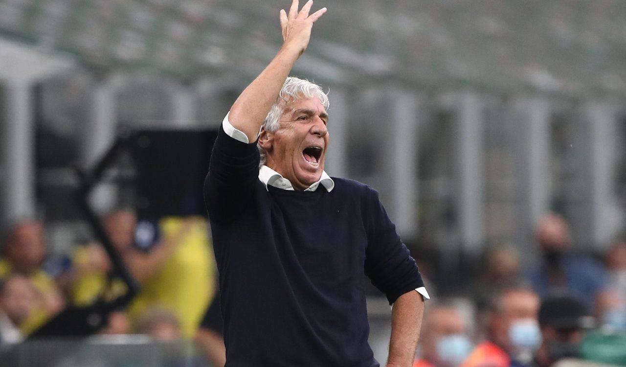 Gasperini sbraita in campo