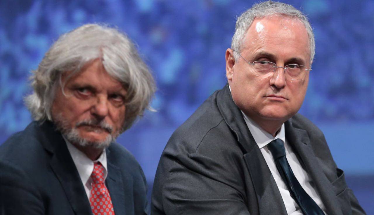 Massimo Ferrero e Claudio Lotito