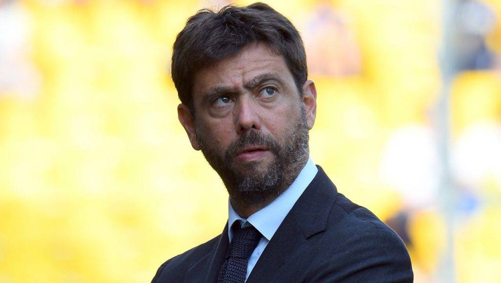 il presidente della Juventus Agnelli