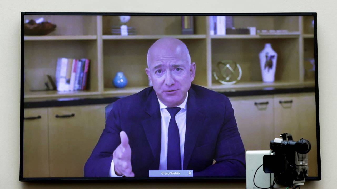 Jeff Bezos in conference call