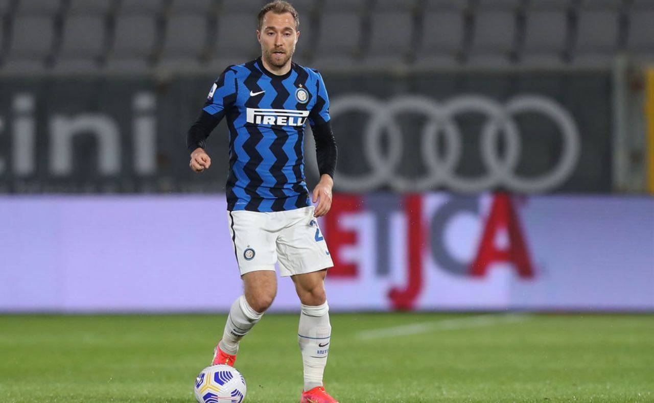 Eriksen in Spezia-Inter 