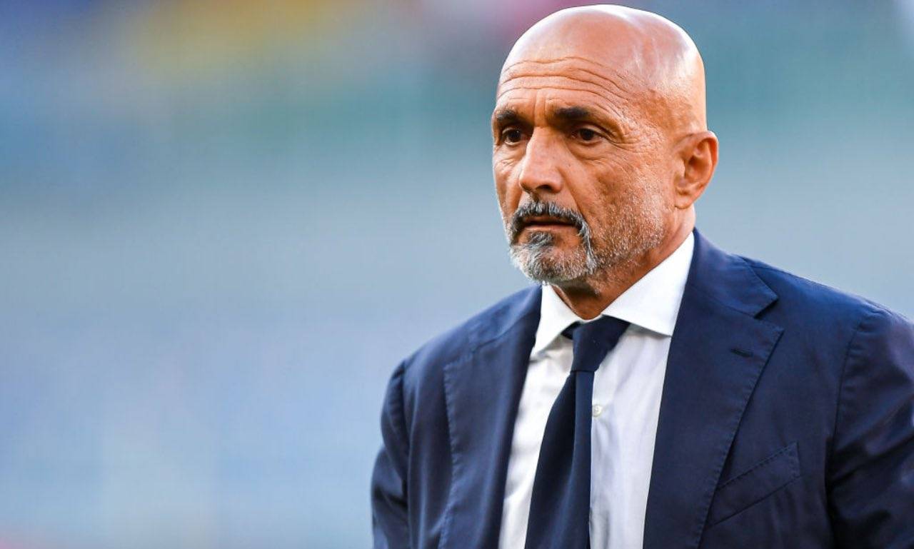 Spalletti durante Genoa-Napoli