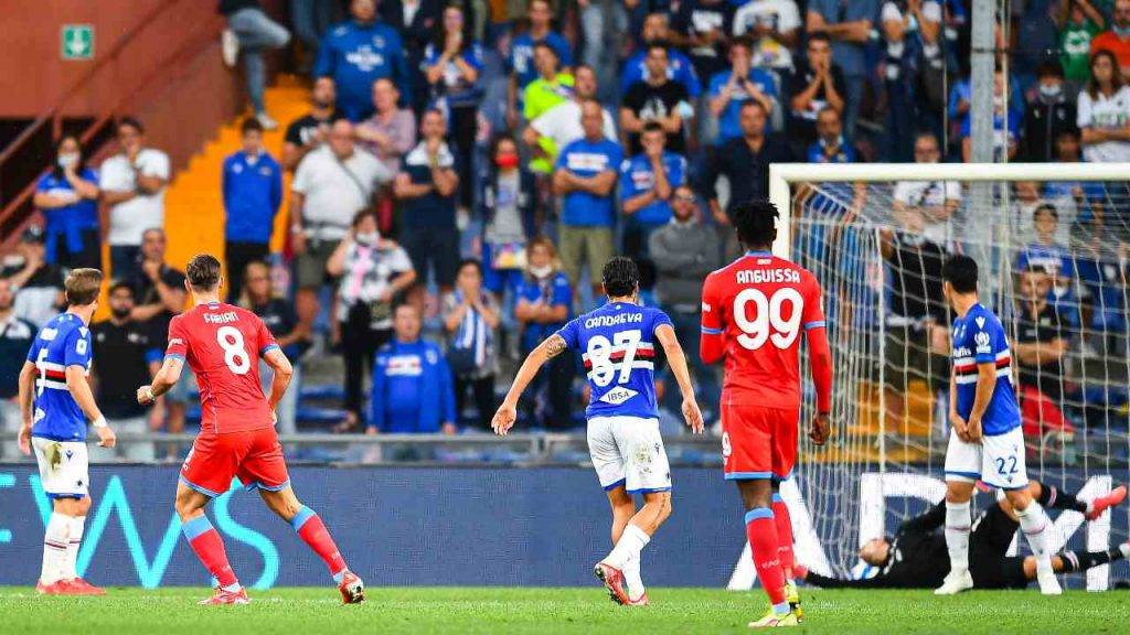 Napoli Sampdoria gol Fabian Ruiz