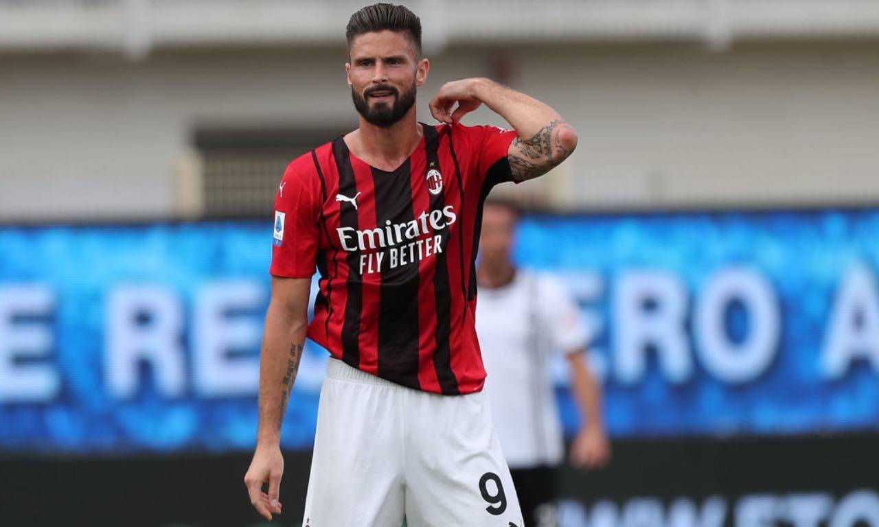 Giroud in Spezia-Milan