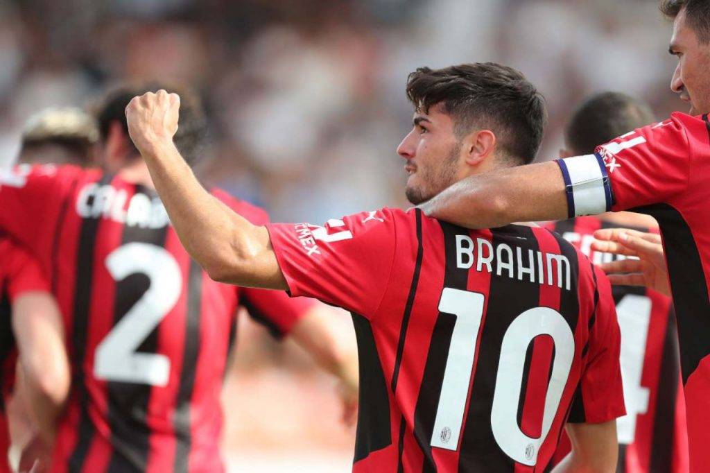 brahim diaz esulta milan