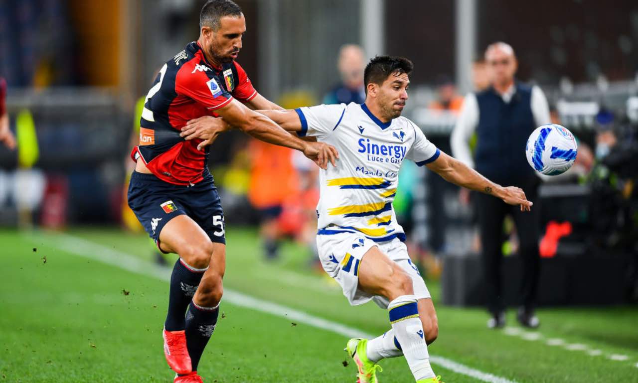Maksimovic e Simeone in Genoa-Verona