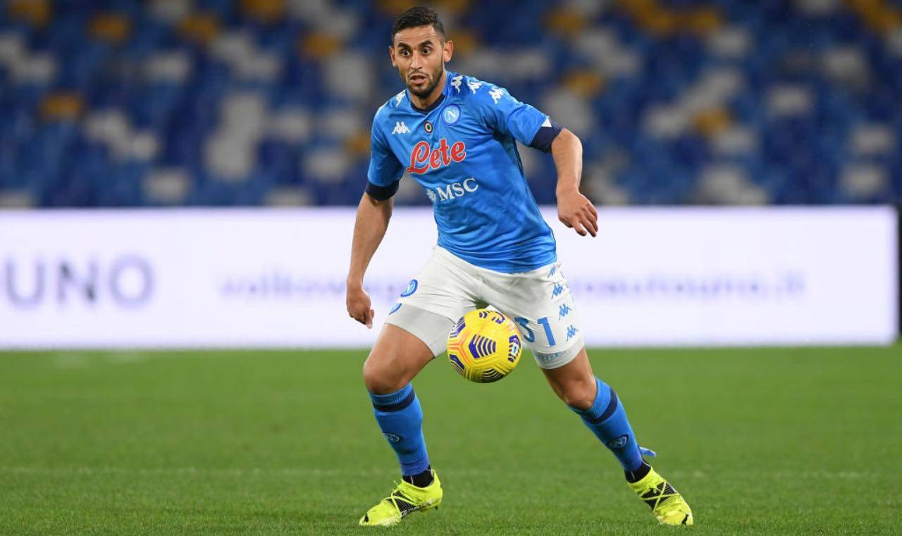 Ghoulam in Napoli-Benevento