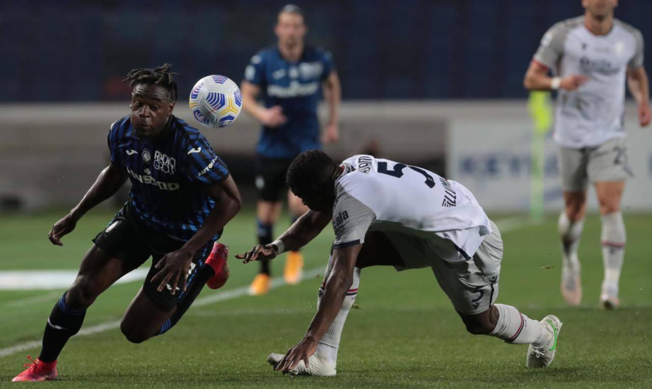 Soumaoro e Zapata in azione in Atalanta-Bologna