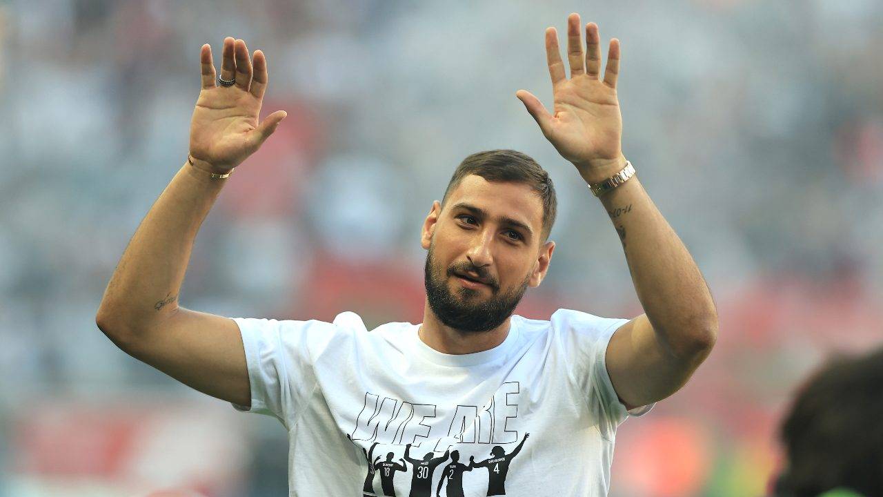 Donnarumma sorride PSG